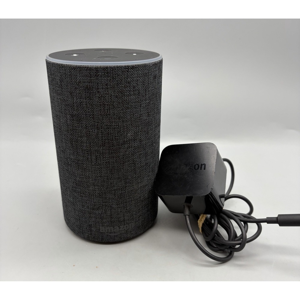 Amazon Echo (2nd Generation) Smart Speaker Alexa - Charcoal Black